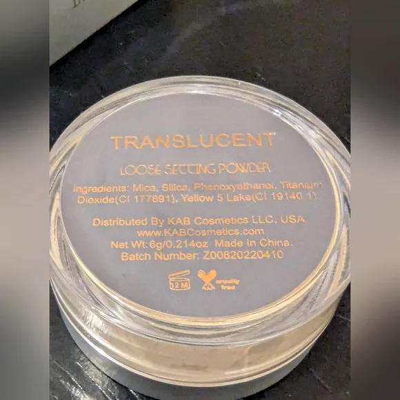 KAB COSMETICS  Translucent Setting Powder 6 g New in Box - Picture 3 of 8